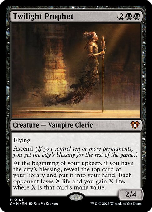 Twilight Prophet (CMM 193) [Commander Masters]