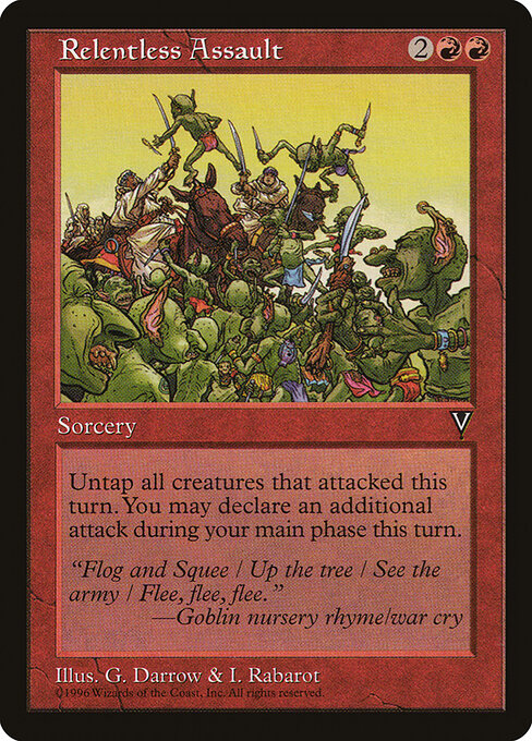 Relentless Assault (VIS 91) [Visions]