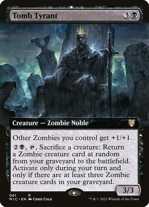 Tomb Tyrant (Extended Art) (MIC 61) [Midnight Hunt Commander]