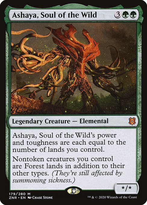 Ashaya, Soul of the Wild (ZNR 179) [Zendikar Rising]