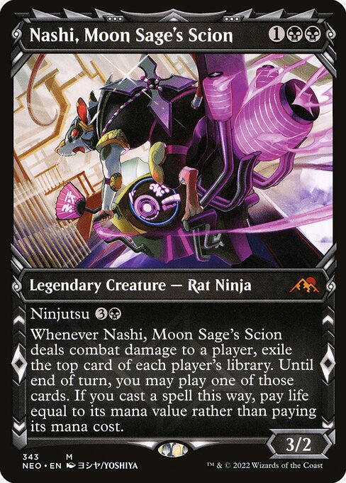 Nashi, Moon Sage's Scion (NEO 343) [Kamigawa: Neon Dynasty]