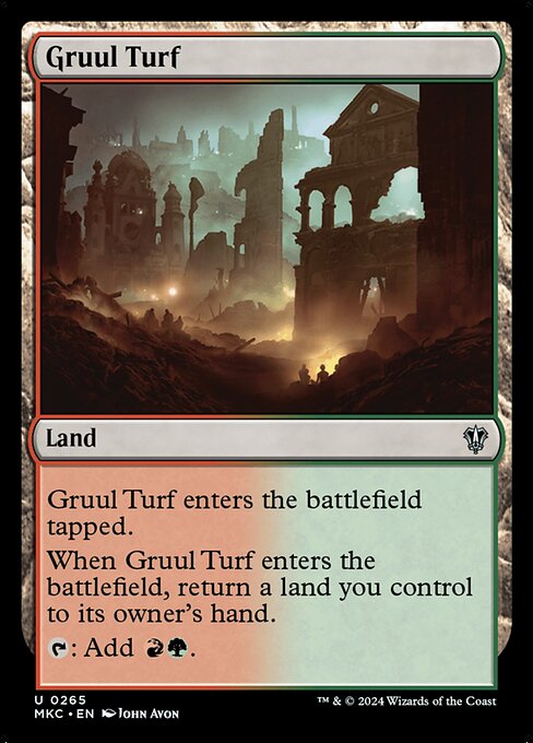 Gruul Turf (MKC 265) [Murders at Karlov Manor Commander]