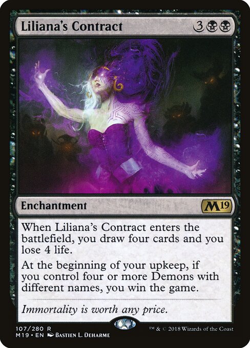 Liliana's Contract (M19 107) [Core Set 2019]