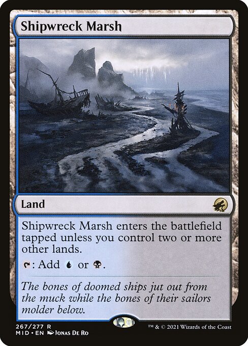 Shipwreck Marsh (MID 267) [Innistrad: Midnight Hunt]