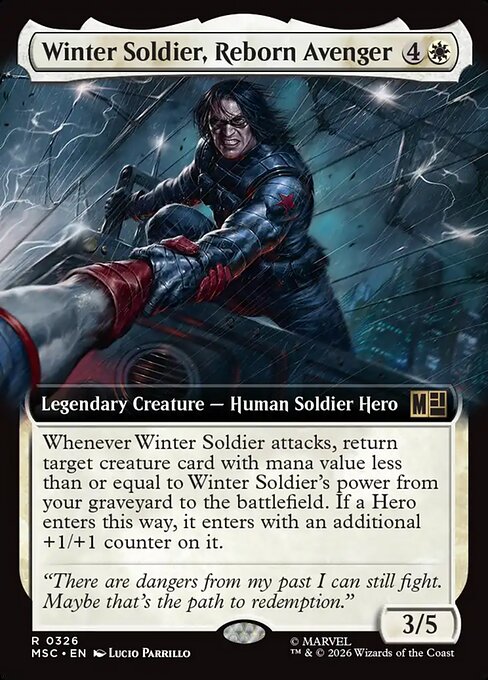 Winter Soldier, Reborn Avenger (MSC 326) [Marvel Super Heroes Commander]