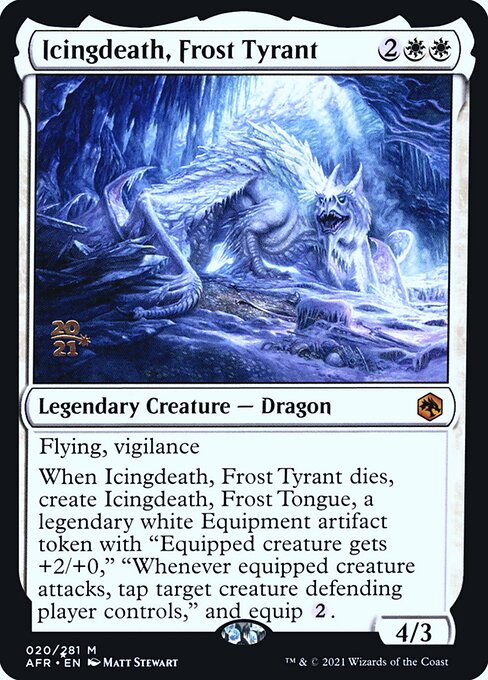 Icingdeath, Frost Tyrant (PAFR 20s) [Adventures in the Forgotten Realms Promos]
