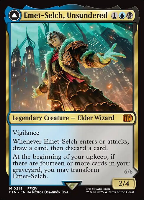 Emet-Selch, Unsundered // Hades, Sorcerer of Eld (FIN 218) [Final Fantasy]
