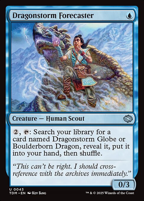 Dragonstorm Forecaster (TDM 43) [Tarkir: Dragonstorm]