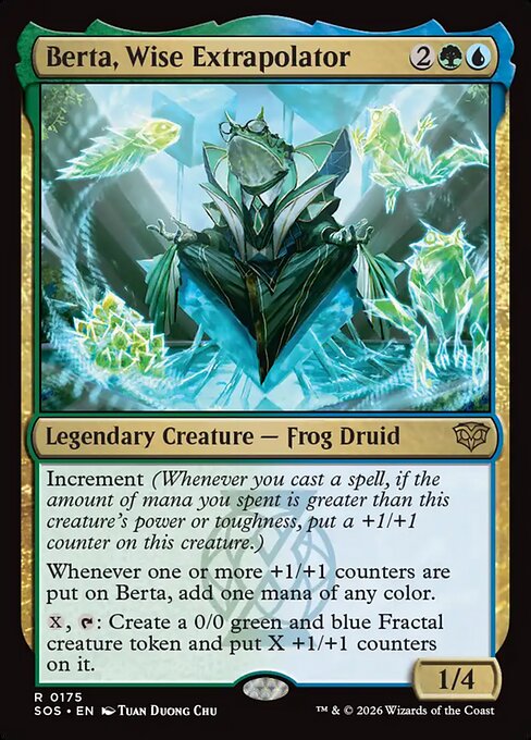Berta, Wise Extrapolator (SOS 175) [Secrets of Strixhaven]