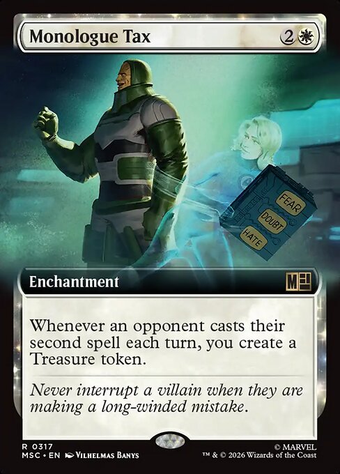 Monologue Tax (MSC 317) [Marvel Super Heroes Commander]