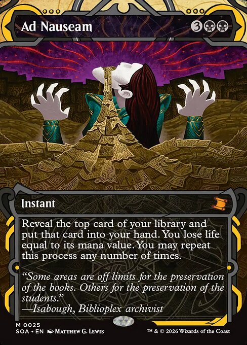 Ad Nauseam (SOA 25) [Secrets of Strixhaven Mystical Archive]