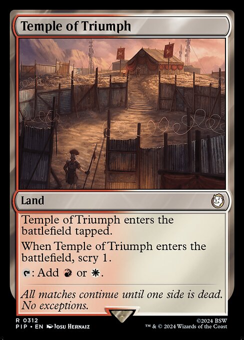 Temple of Triumph (PIP 312) [Fallout]