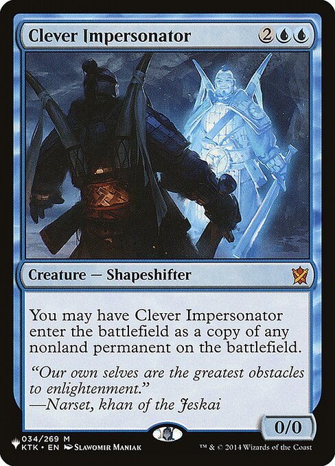 Clever Impersonator (PLST KTK-34) [The List]