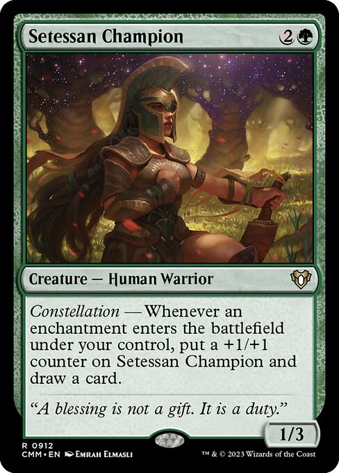 Setessan Champion (CMM 912) [Commander Masters]