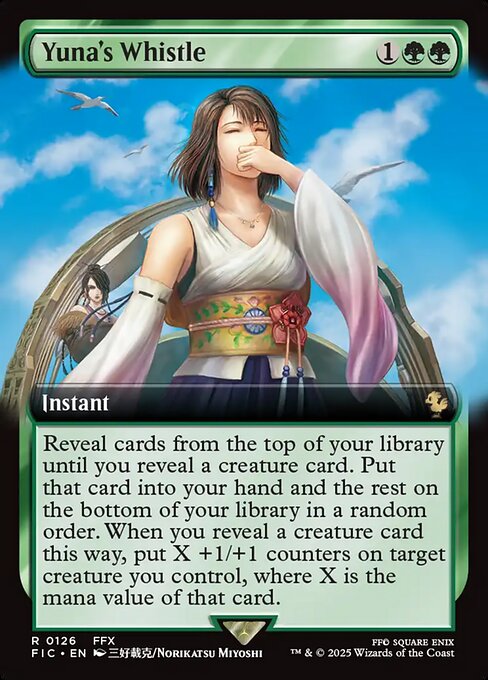 Yuna's Whistle (FIC 126) [Final Fantasy Commander]