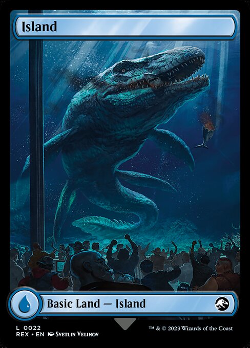 Island // Island (Full Art) (REX 22) [Jurassic World Collection]