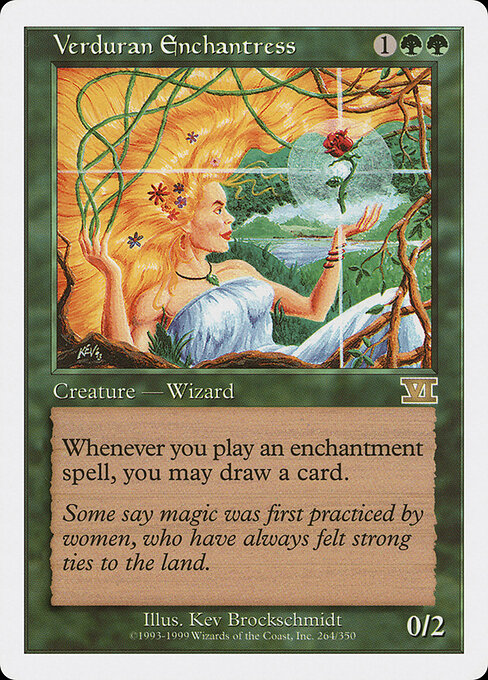 Verduran Enchantress (6ED 264) [Classic Sixth Edition]