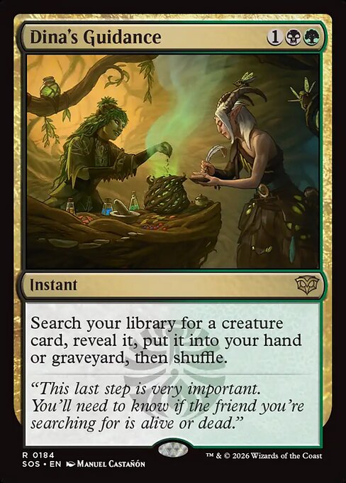Dina's Guidance (SOS 184) [Secrets of Strixhaven]