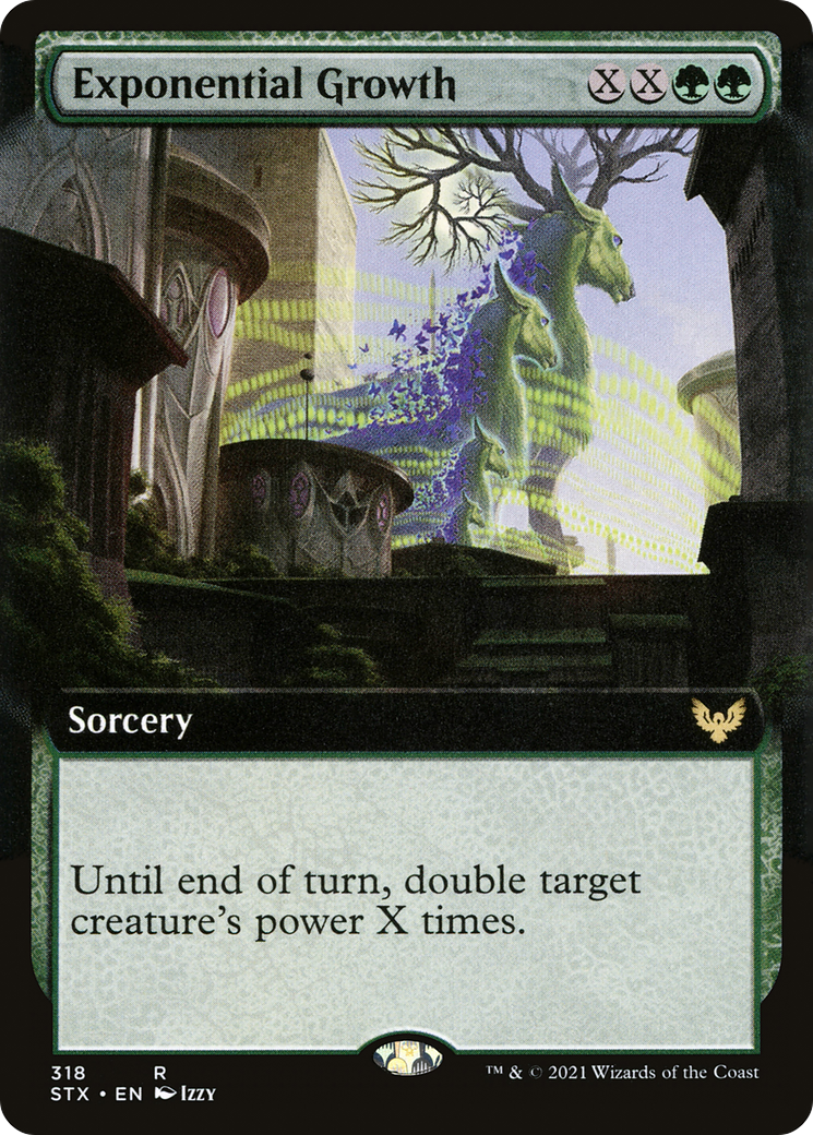 Exponential Growth (Extended Art) [Strixhaven: School of Mages]