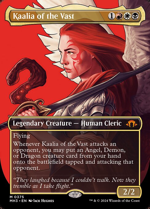 Kaalia of the Vast (Borderless · Full Art) (MH3 375) [Modern Horizons 3]