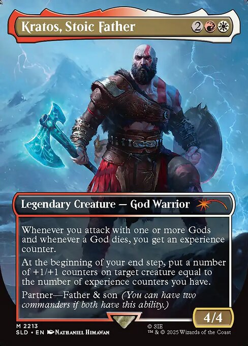 Kratos, Stoic Father (SLD 2213) [Secret Lair Drop]