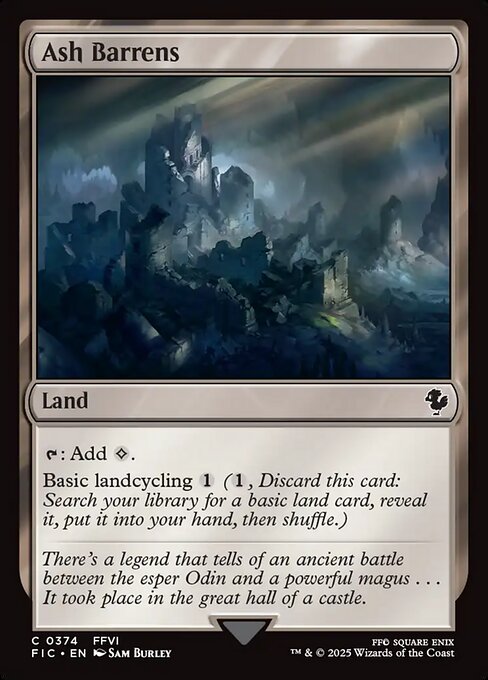 Ash Barrens (FIC 374) [Final Fantasy Commander]