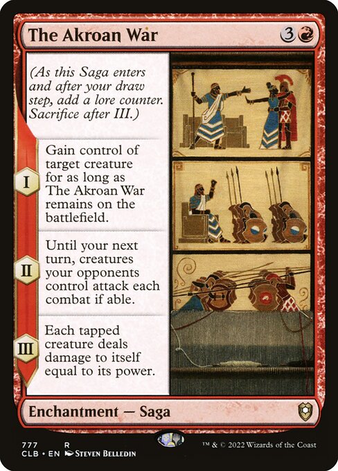 The Akroan War (CLB 777) [Commander Legends: Battle for Baldur's Gate]