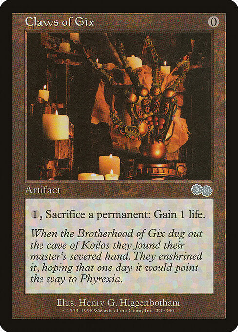 Claws of Gix (USG 290) [Urza's Saga]
