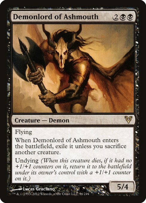 Demonlord of Ashmouth (AVR 96) [Avacyn Restored]