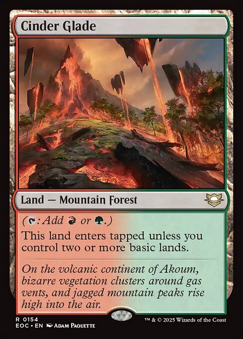 Cinder Glade (EOC 154) [Edge of Eternities Commander]