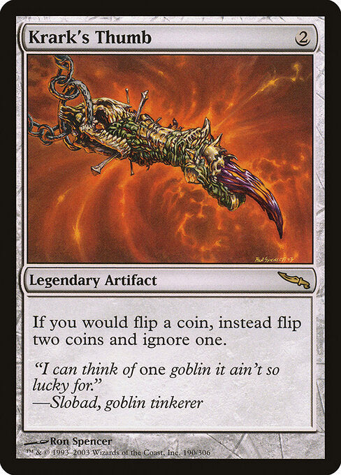 Krark's Thumb (MRD 190) [Mirrodin]