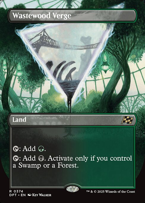 Wastewood Verge (Borderless · Full Art) (DFT 374) [Aetherdrift]