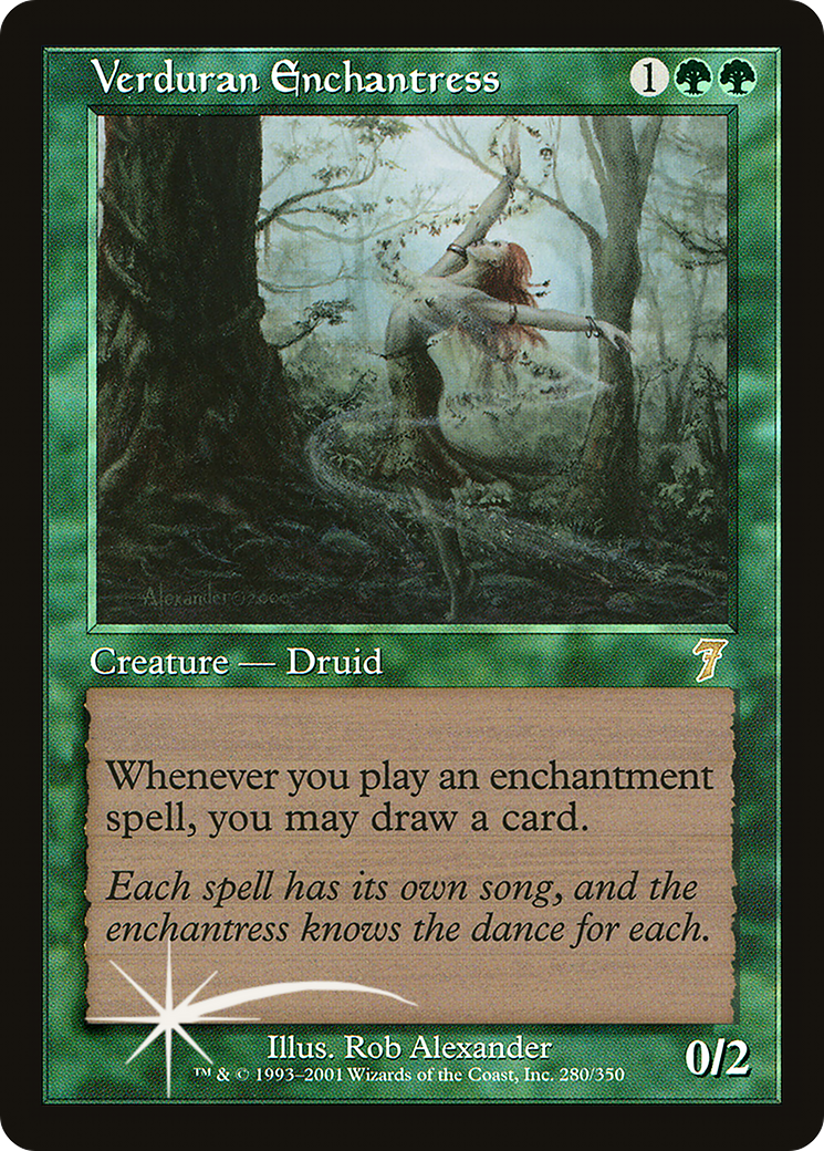 Verduran Enchantress [Seventh Edition]
