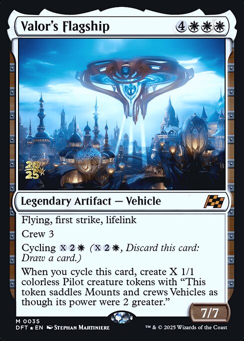 Valor's Flagship (PDFT 35s) [Aetherdrift Promos]