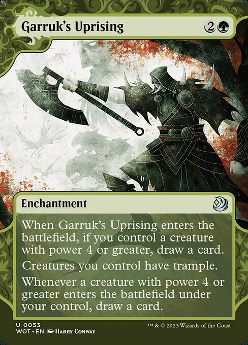 Garruk's Uprising (WOT 53) [Wilds of Eldraine: Enchanting Tales]