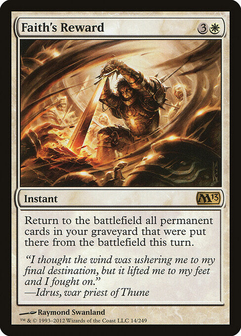 Faith's Reward (M13 14) [Magic 2013]