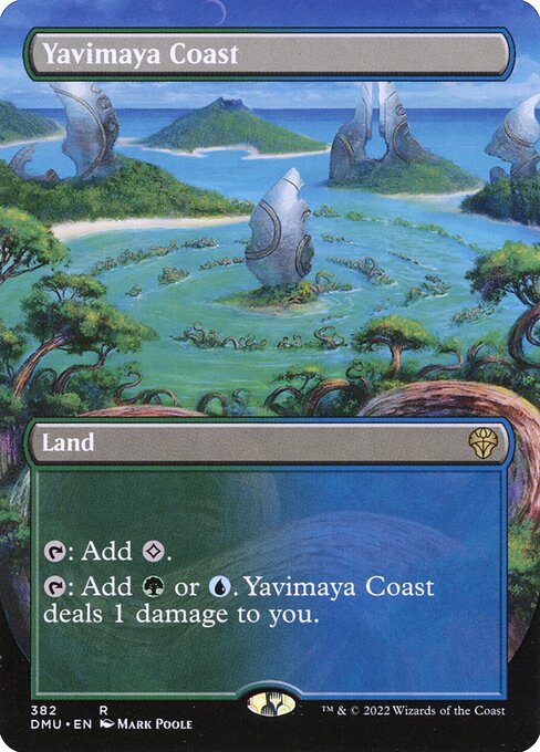Yavimaya Coast (Borderless) (DMU 382) [Dominaria United]