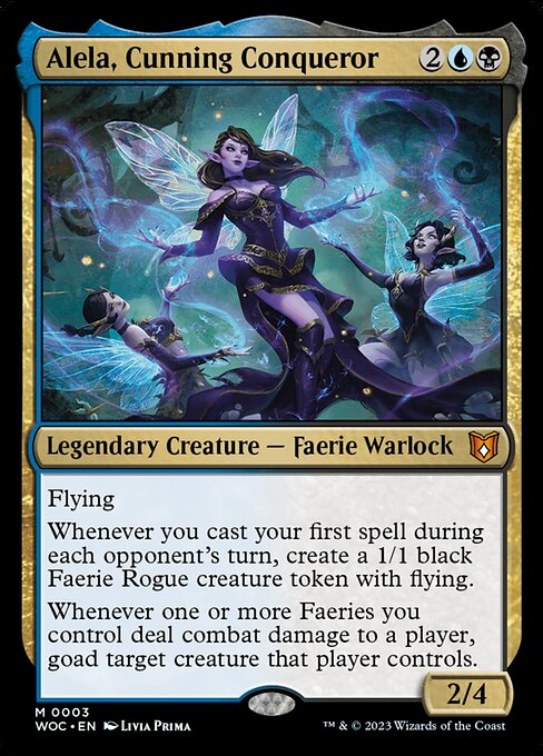 Alela, Cunning Conqueror (WOC 3) [Wilds of Eldraine Commander]