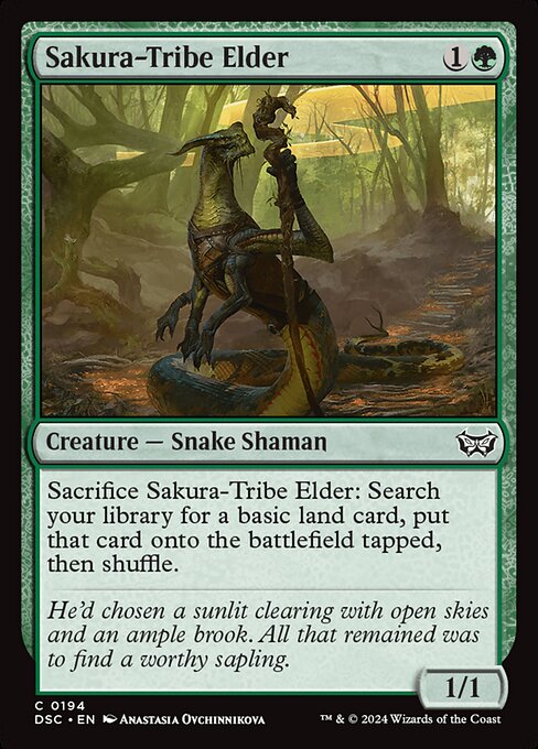 Sakura-Tribe Elder (DSC 194) [Duskmourn: House of Horror Commander]