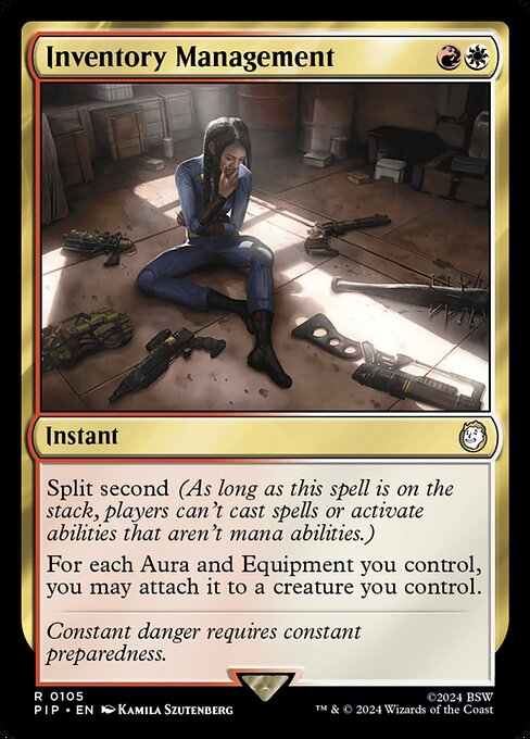 Inventory Management (PIP 105) [Fallout]