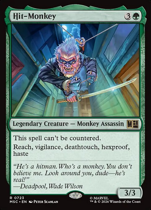 Hit-Monkey (MSC 723) [Marvel Super Heroes Commander]
