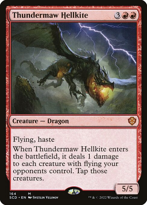 Thundermaw Hellkite (SCD 164) [Starter Commander Decks]
