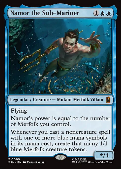 Namor the Sub-Mariner (MSH 69) [Marvel Super Heroes]