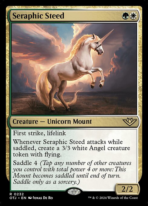 Seraphic Steed (OTJ 232) [Outlaws of Thunder Junction]