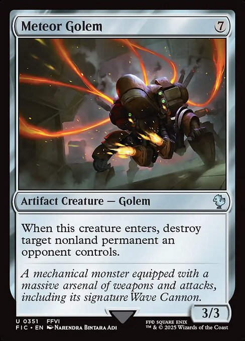 Meteor Golem (FIC 351) [Final Fantasy Commander]