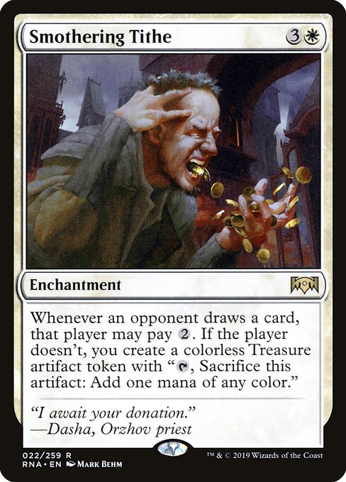 Smothering Tithe (RNA 22) [Ravnica Allegiance]