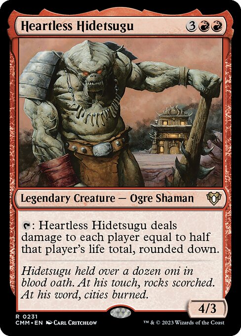 Heartless Hidetsugu (CMM 231) [Commander Masters]