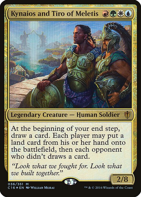 Kynaios and Tiro of Meletis (OC16 36) [Commander 2016 Oversized]