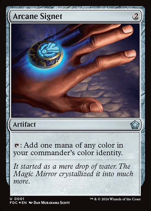Arcane Signet (FDC 1) [Foundations Commander]