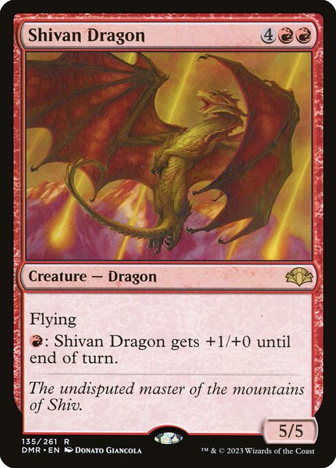 Shivan Dragon (DMR 135) [Dominaria Remastered]